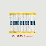 Điện trở vạch 2W 1.2R 1% chân đồng (10c)