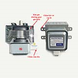 Đèn tạo vi sóng chân rời ngược hướng 2M319J (khe gió thuận)