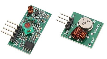 hướng dẫn sử dụng  RF 433MHz Transmitter/Receiver với modul Arduino