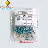 Điện trở vạch 1/2W 22R 5% (túi 500c)