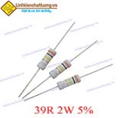 Điện trở vạch 2W 39R 5% (túi 200c)