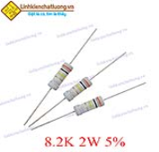 Điện trở vạch 2W 8.2K 5% (túi 200c)