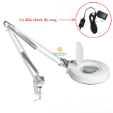 Kính lúp kẹp bàn LT-86A 10X đèn LED thấu tiêu chuẩn có điều chỉnh độ sáng