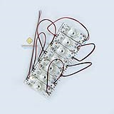 Bộ LED tivi 3V 2W mắt vuông có dây dùng độ thanh LED tivi (dây 7 bóng)