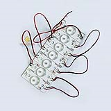 Bộ LED tivi 3V 2W mắt tròn có dây dùng độ thanh LED tivi (dây 7 bóng)