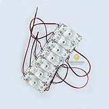 Bộ LED tivi 6V 2W mắt vuông có dây dùng độ thanh LED tivi (dây 7 bóng)