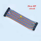 Cáp 7 màu 20cm 40P cái-cái (40 sợi) -túi 10 tấm