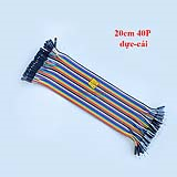 Cáp 7 màu 20cm 40P đực-cái (40 sợi) - túi 10 tấm