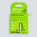 PIN sạc AAA BESTON 1.5V REB3A580 900mWh tích hợp cổng sạc (hộp 4 viên)