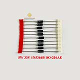 Diode zener 5W 33V 1N5364B DO-201AE