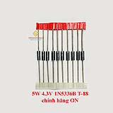 Diode zener 5W 4.3V 1N5336B T-18 chính hãng ON
