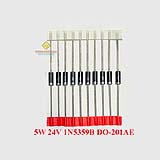Diode zener 5W 24V 1N5359B DO-201AE