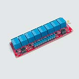 Module relay 8 kênh 5VDC tùy chọn kích hoạt mức cao hoặc thấp H/L
