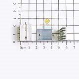 Tản nhiệt nhôm TO-220 20x15x10mm trắng có kim hàn mạch (túi 100c)